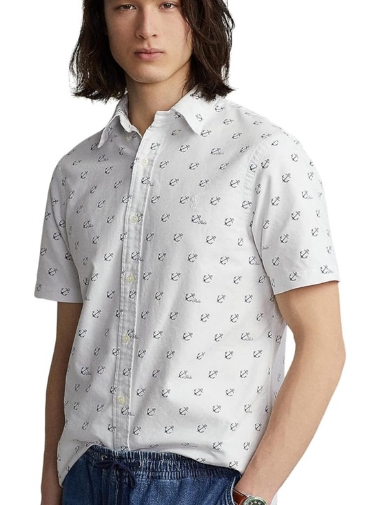 Polo Ralph Lauren Other - POLO Ralph Lauren Classic Fit Button-down Short Sleeve Anchor Print Shirt resort